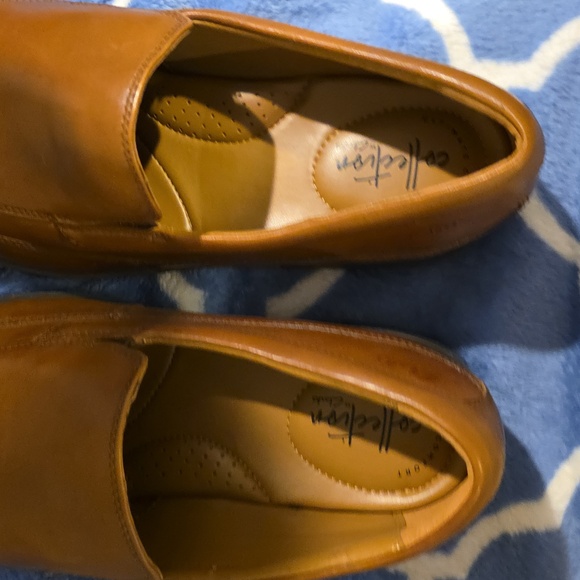 Clarks Tilden free dark tan leather shoes size11 New In Box main image 9